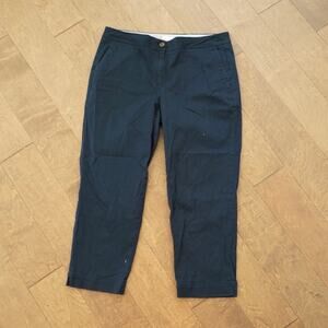J.Jill Straight Cut Live In Chino Pants Blue Womens Size 12